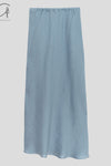 BASERANGE Linen Skirt Portugal BAS-SKDY-SL-SP25-TRUSS BLUE SKDY-SL-000